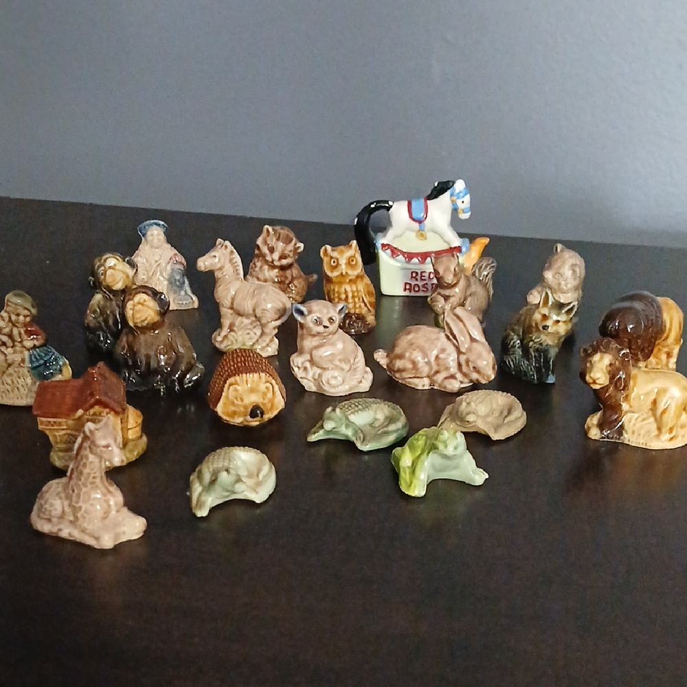 2/40🐵Wade Red Rose Tea Figurine Set Teapot Animals Bundle